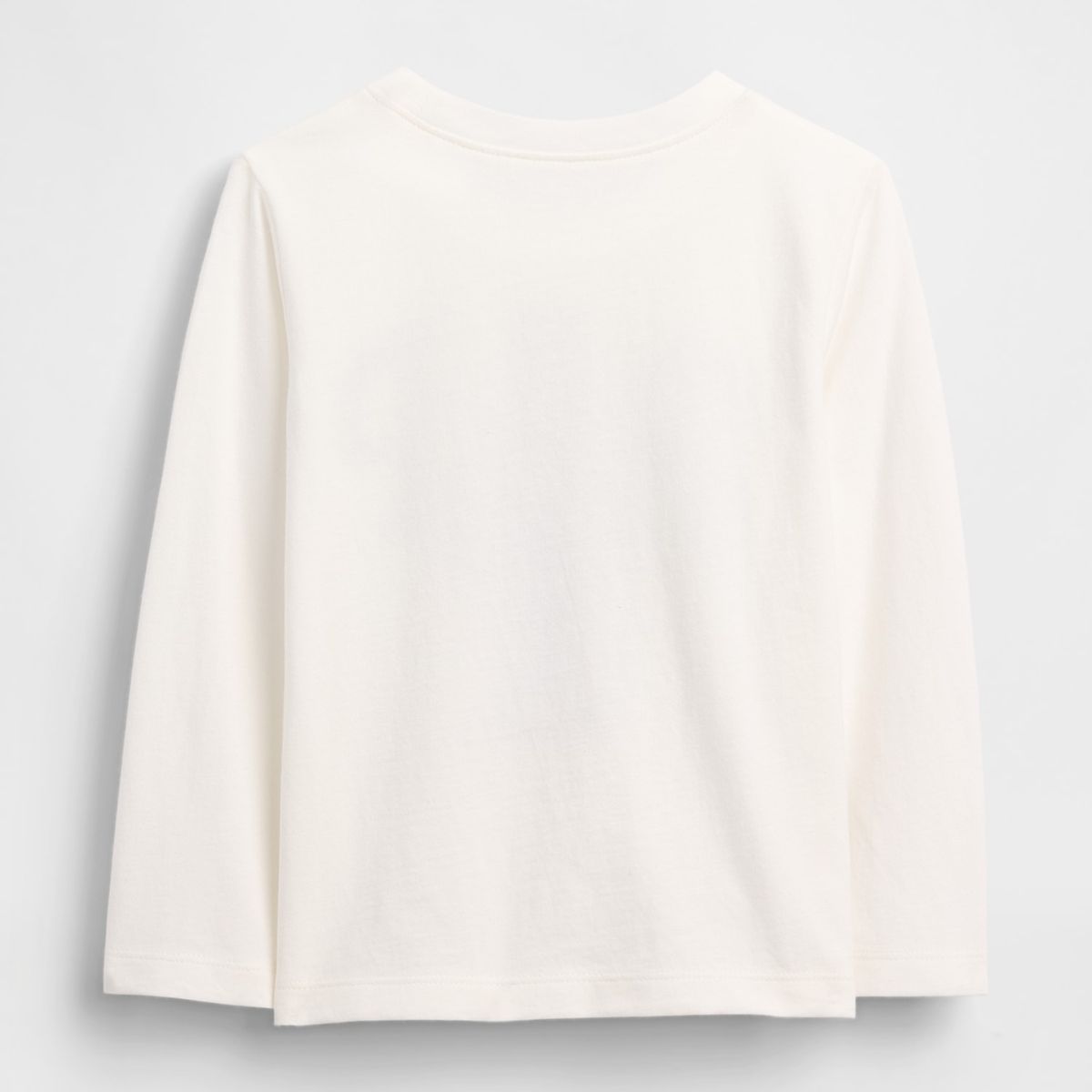 GAP - Polera Toddler Niño Manga Larga Blanco Gap
