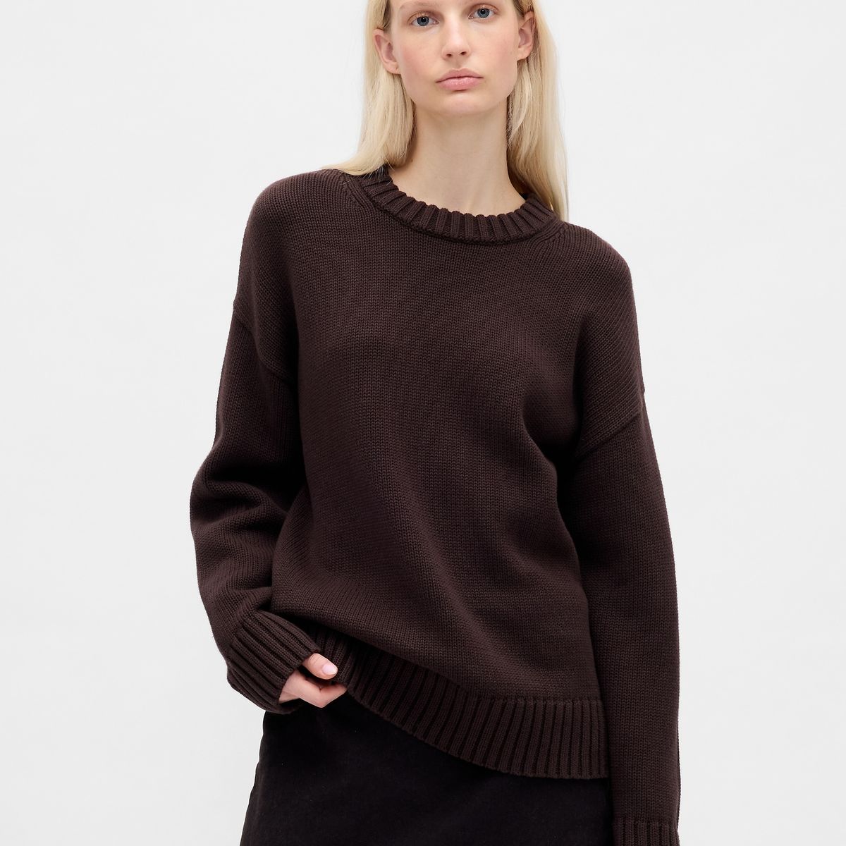 GAP - Sweater Mujer Crew Café Gap