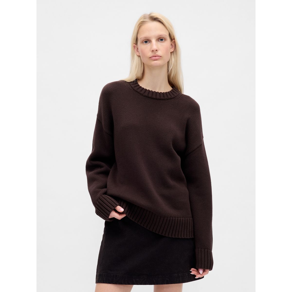 GAP - Sweater Mujer Crew Café Gap
