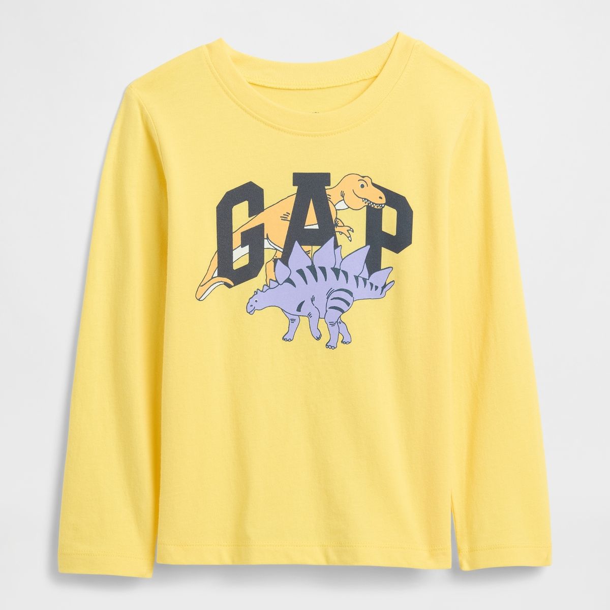 GAP - Polera Toddler Niño Manga Larga Graficas Amarillo Gap