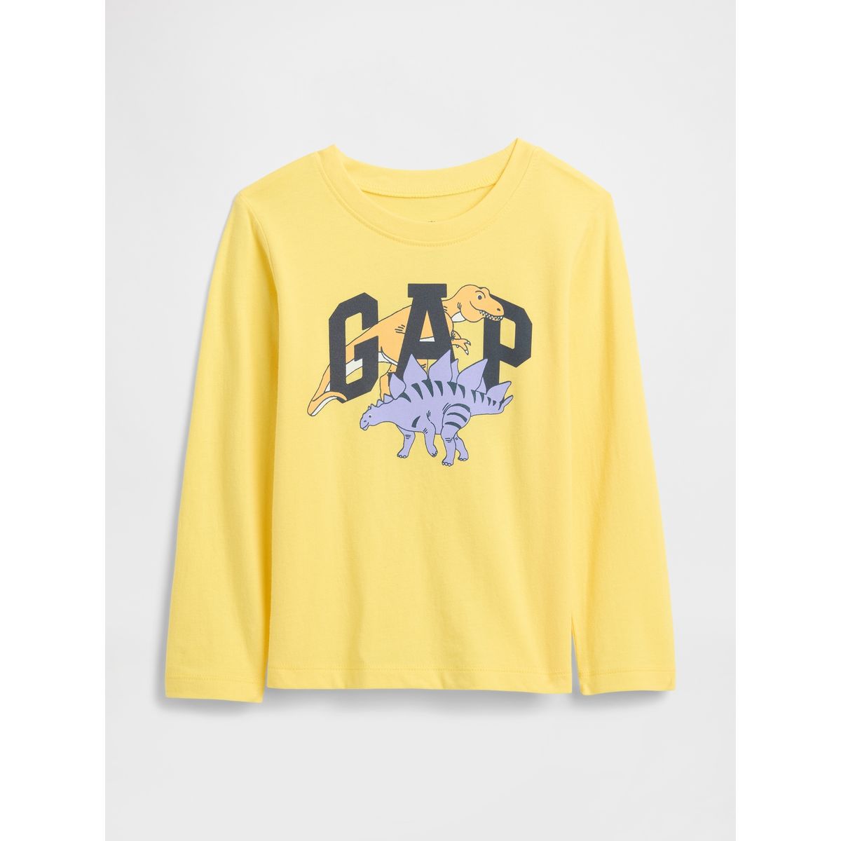 GAP - Polera Toddler Niño Manga Larga Graficas Amarillo Gap