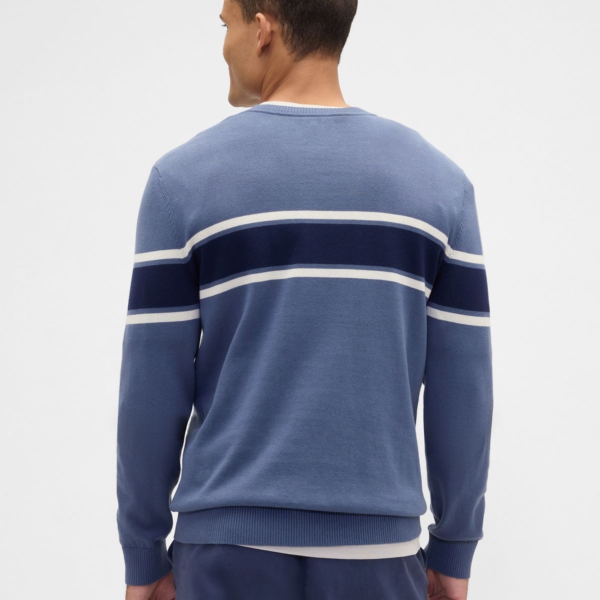 GAP - Sweater Hombre Crew Algodón Gap Azul