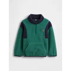 GAP - Polerón Toddler Niño Sin Gorro Verde