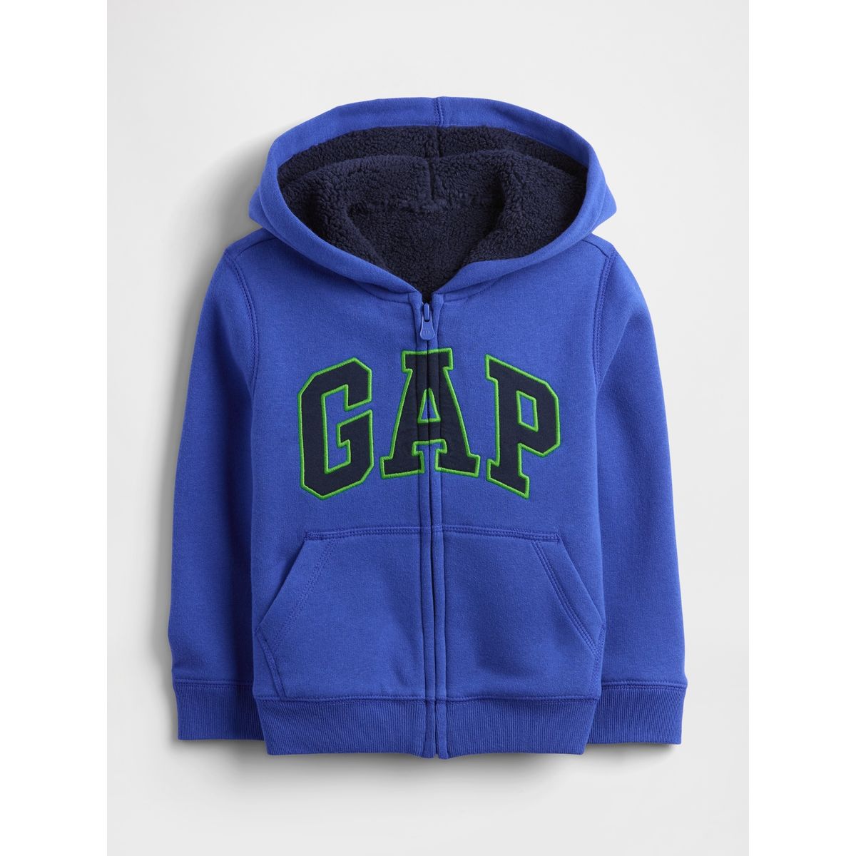 GAP - Polerón Toddler Niño Gap Con Gorro Con Cierre Cozy Azul