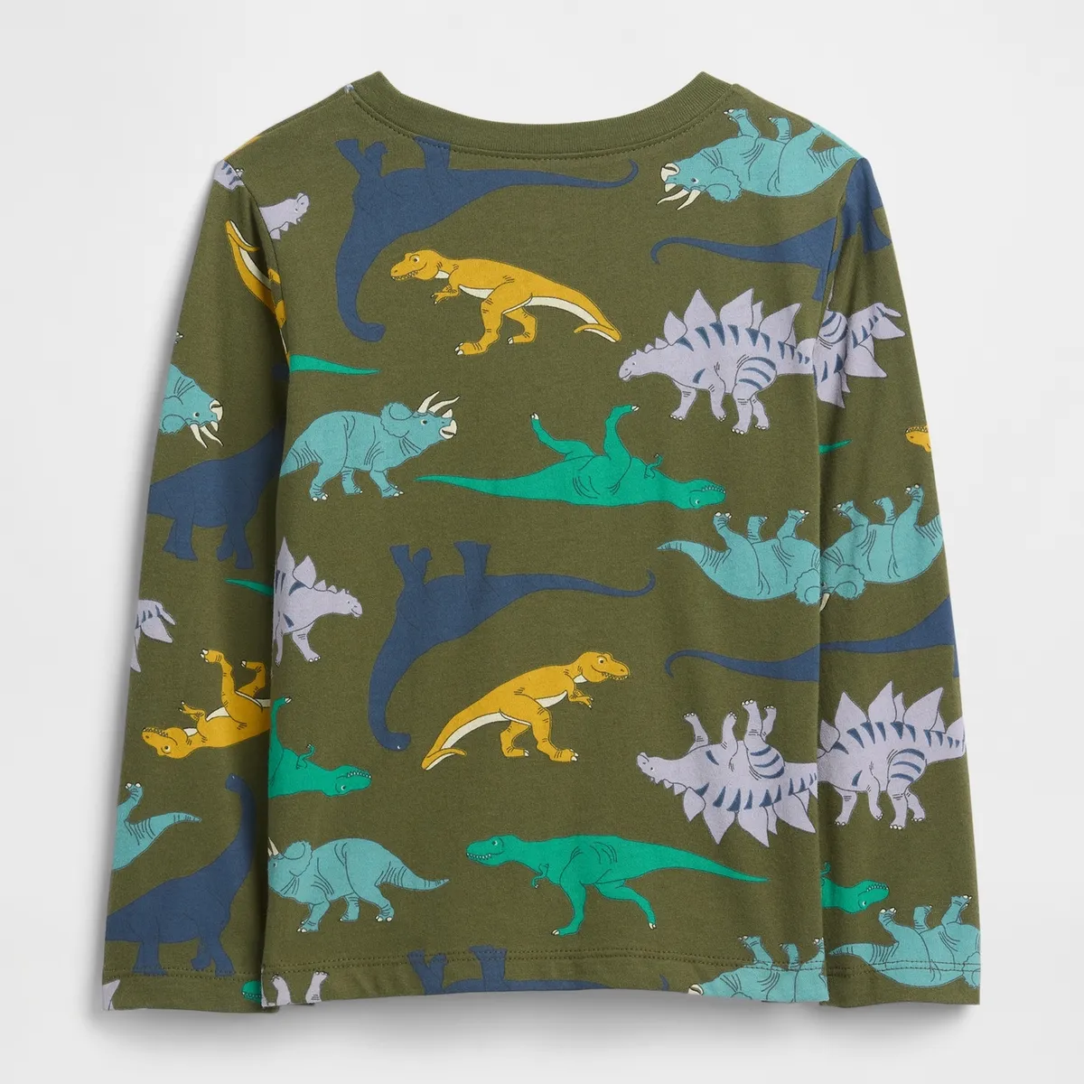 GAP - Polera Toddler Niño Manga Larga Graficas Verde Gap