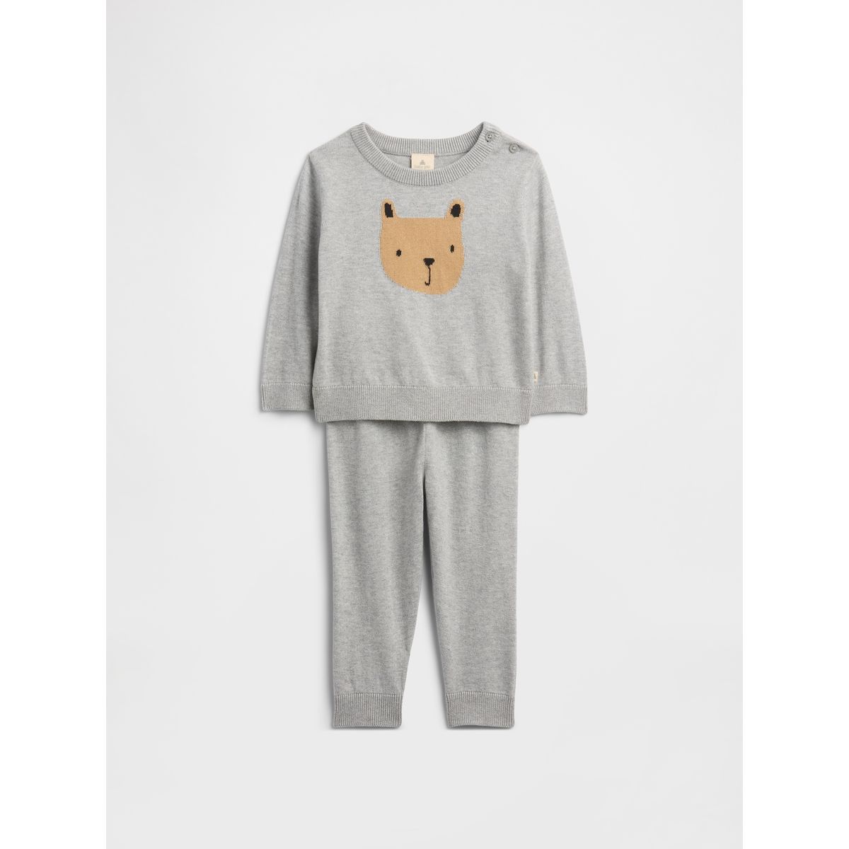 GAP - Enterito Bebé Gap Outfit Gris