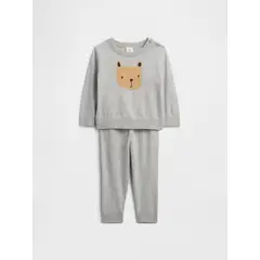 GAP - Enterito Bebe Niño Outfit Gris