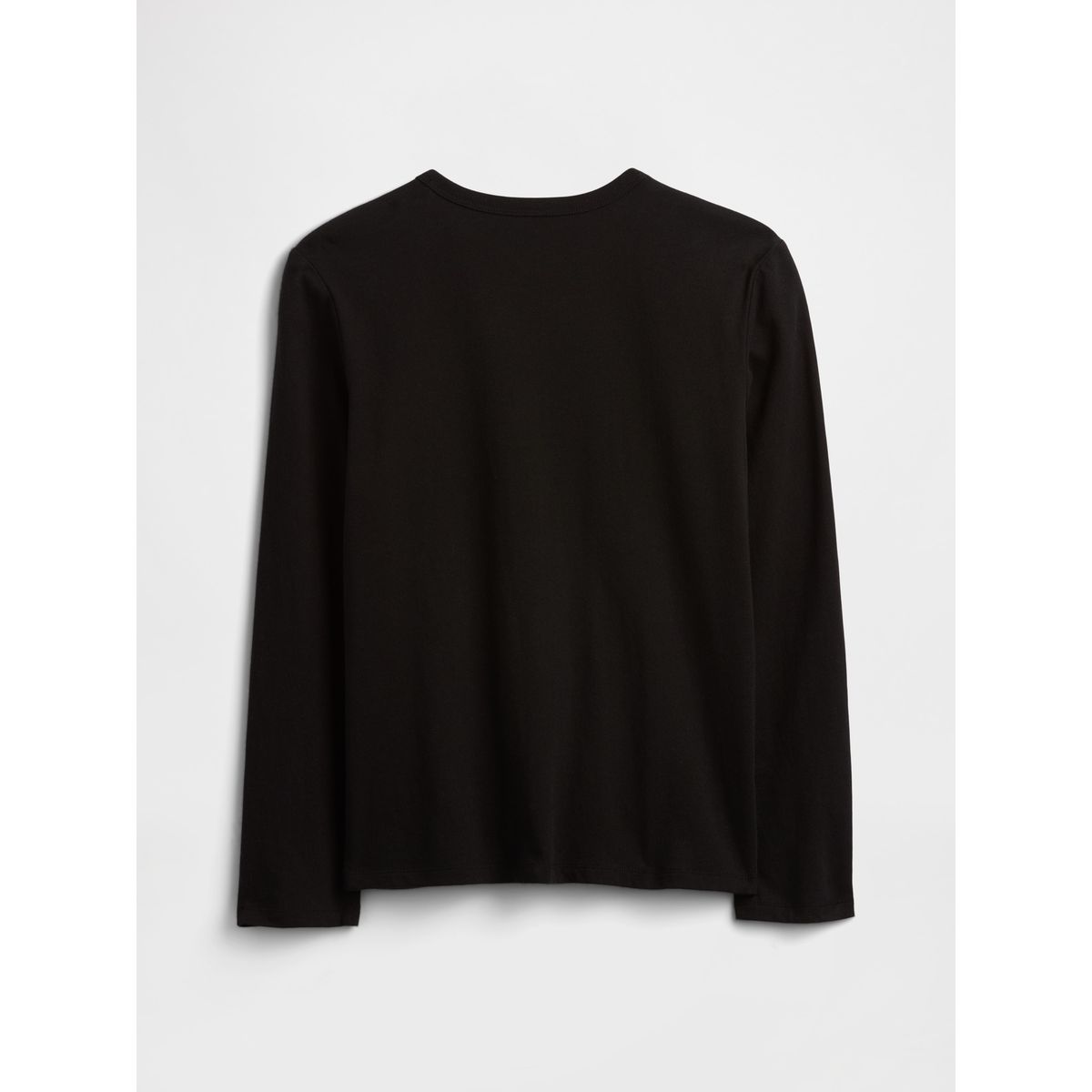 GAP - Polera Niño Gap Manga Larga Logo Negro
