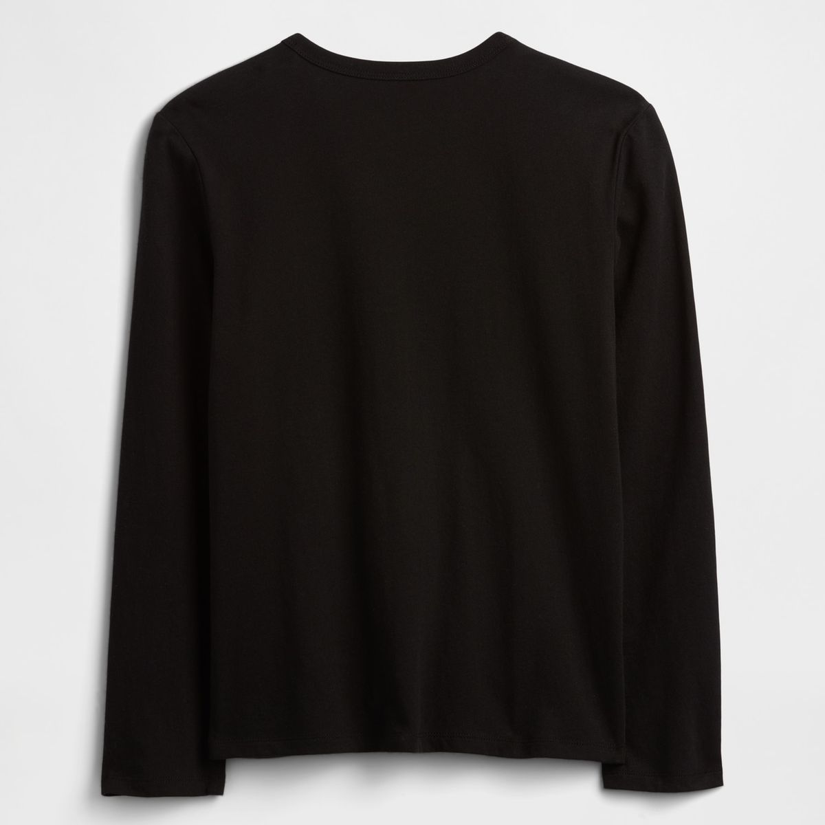GAP - Polera Niño Gap Manga Larga Logo Negro