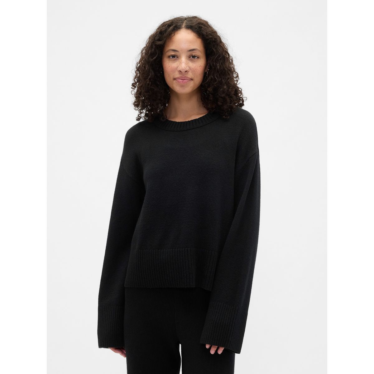 GAP - Sweater Mujer Gap Cashsoft Negro