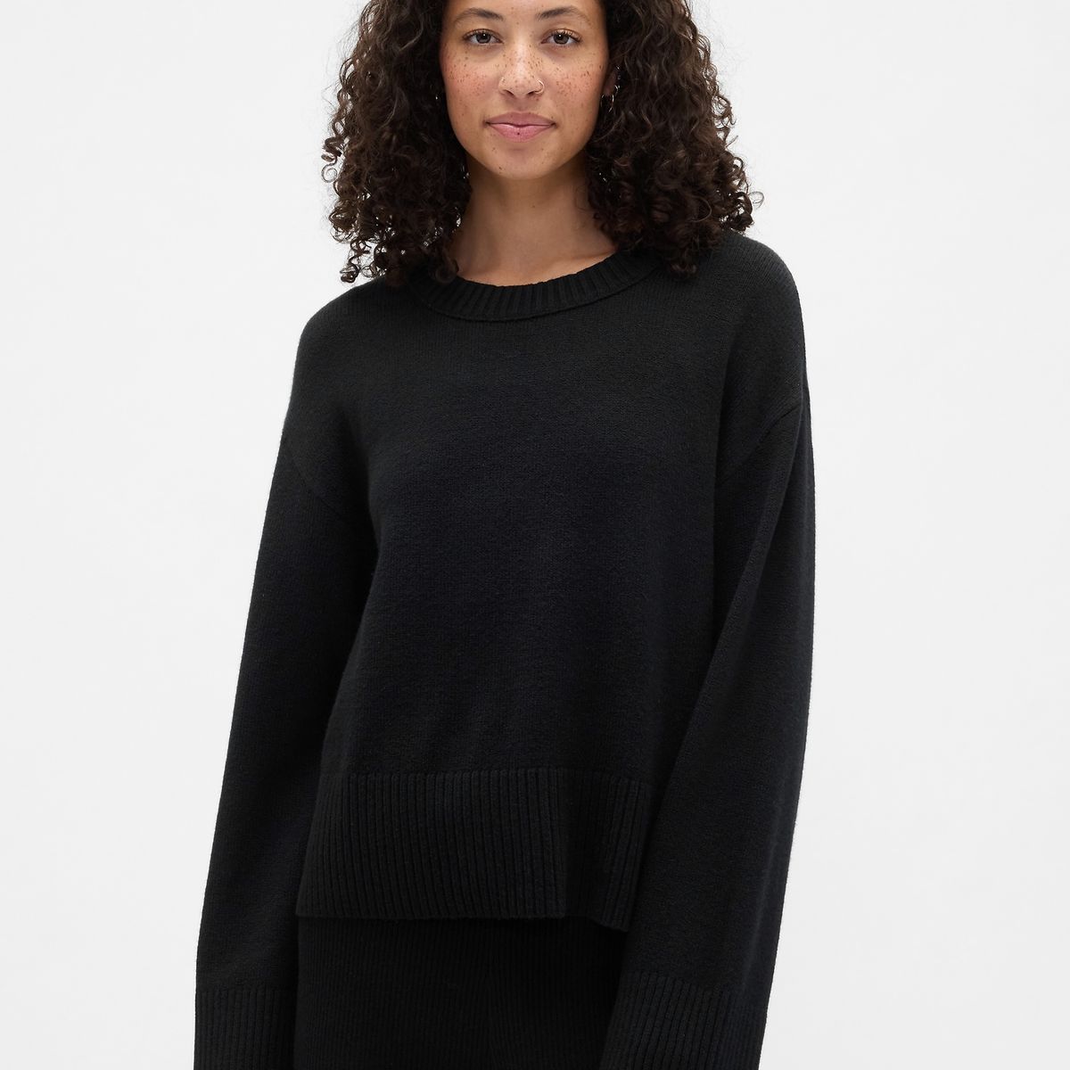 GAP - Sweater Mujer Gap Cashsoft Negro