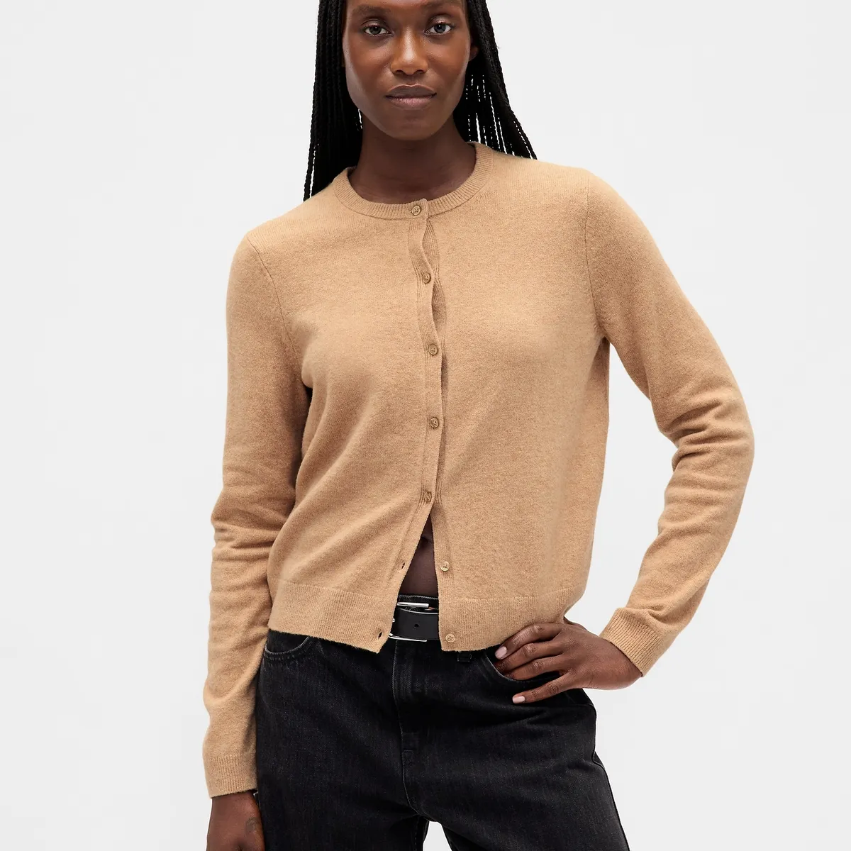 GAP - Chaleco Mujer Cashsoft Café Gap