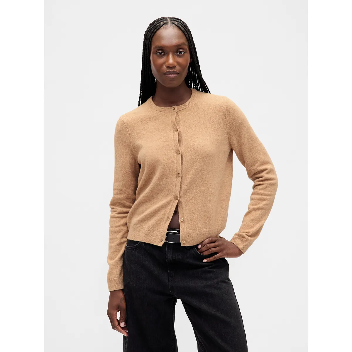 GAP - Chaleco Mujer Cashsoft Café Gap