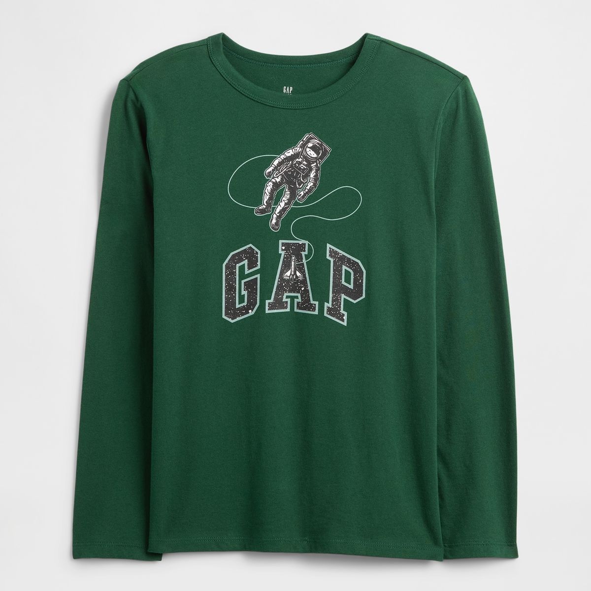 GAP - Polera Niño Gap Manga Larga Graficas Verde