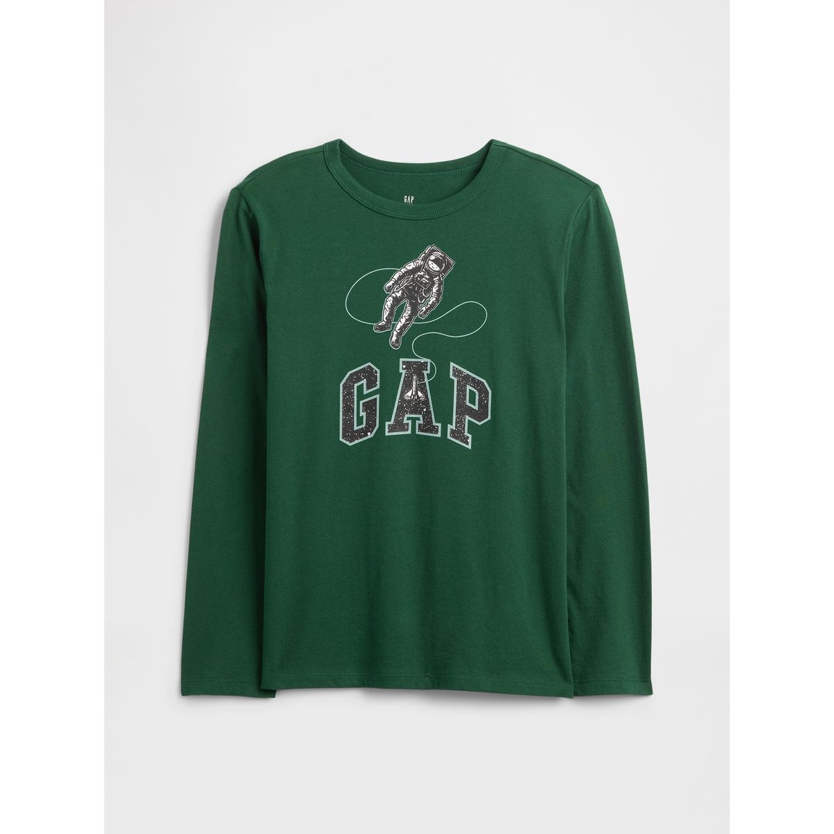 GAP - Polera Niño Gap Manga Larga Graficas Verde