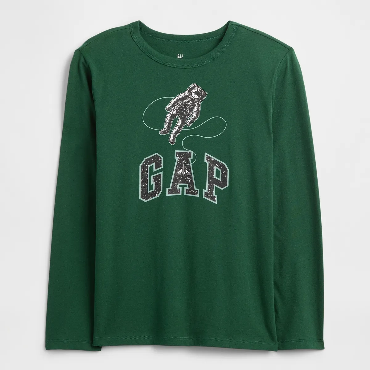 GAP - Polera Niño Gap Manga Larga Graficas Verde