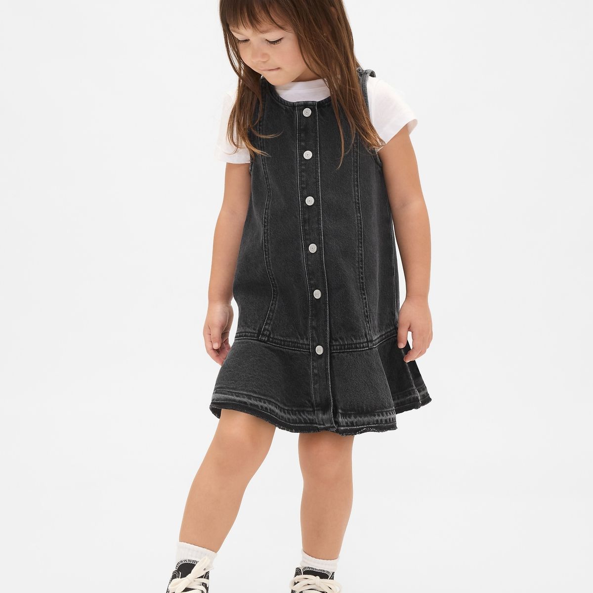 GAP - Vestido Toddler Niña Negro Gap