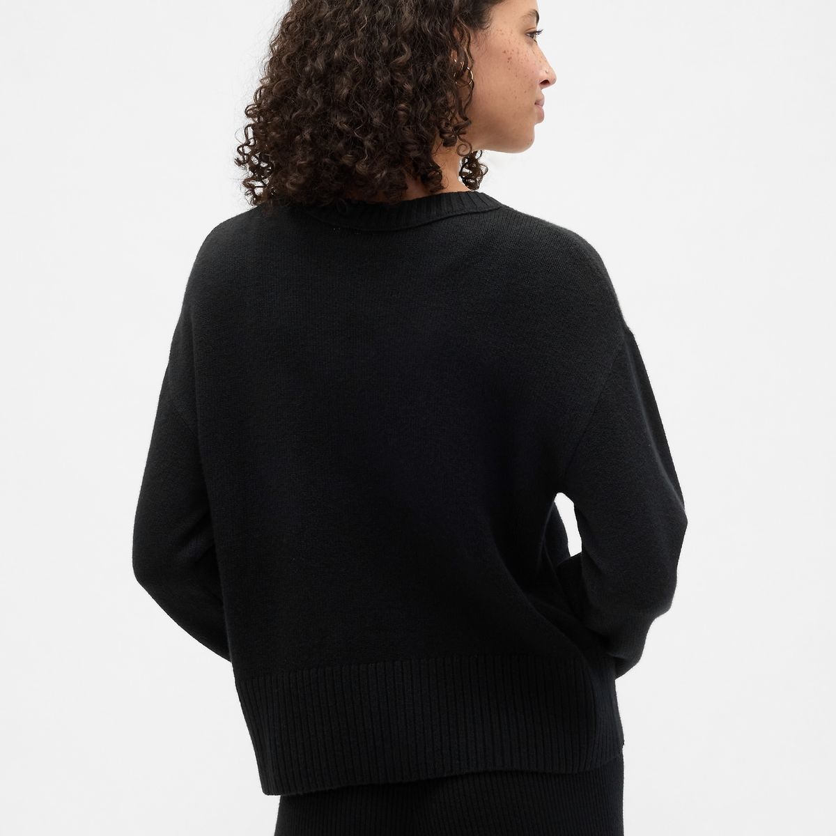 GAP - Sweater Mujer Gap Cashsoft Negro