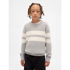 GAP - Sweater Niño Crew Gris