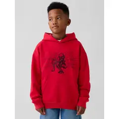 GAP - Polerón Niño Con Gorro Sin Cierre Rojo