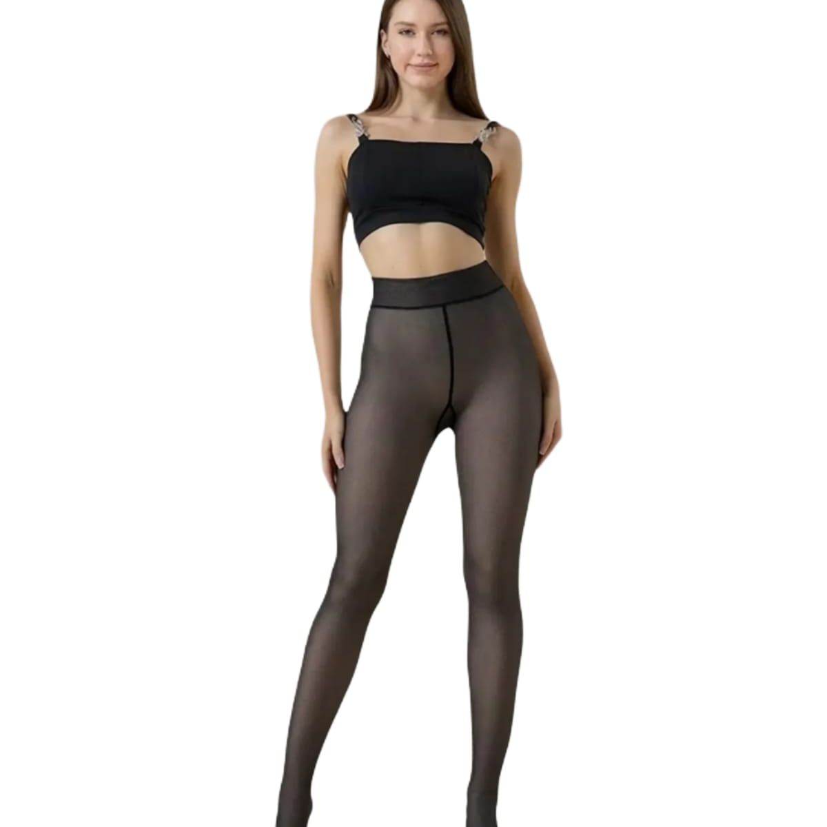 OMAS - Pantys Térmicas Efecto Piel Forradas Con Micropolar - Estilo y Calor Sin Sacrificios