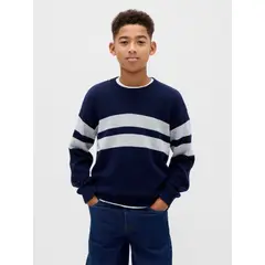 GAP - Sweater Niño Crew Azul