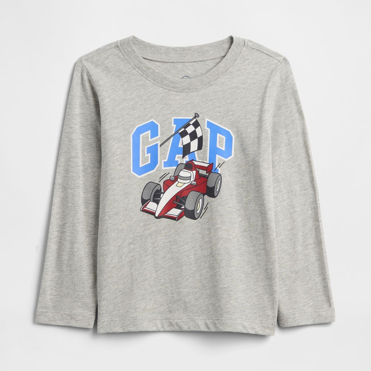 GAP - Polera Toddler Niño Gap Manga Larga Graficas Gris