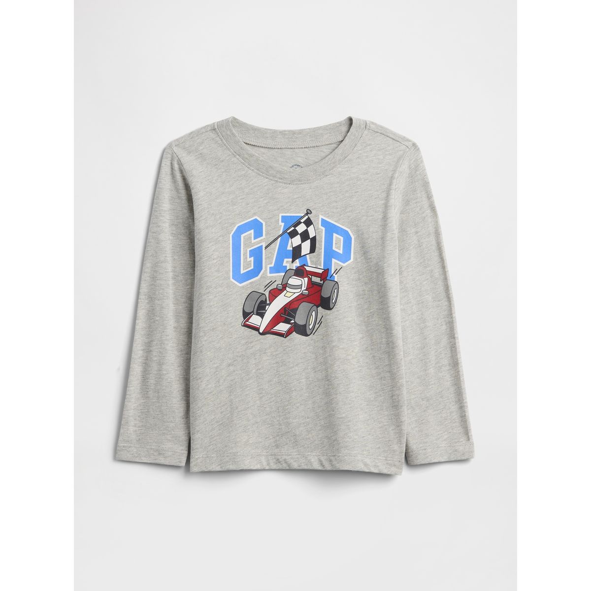 GAP - Polera Toddler Niño Gap Manga Larga Graficas Gris