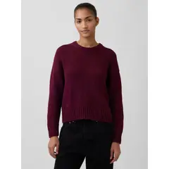GAP - Sweater Mujer Crew Rojo