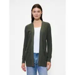 GAP - Chaleco Mujer Bella Open Verde