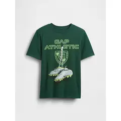 GAP - Polera Niño Manga Corta Graficas Verde