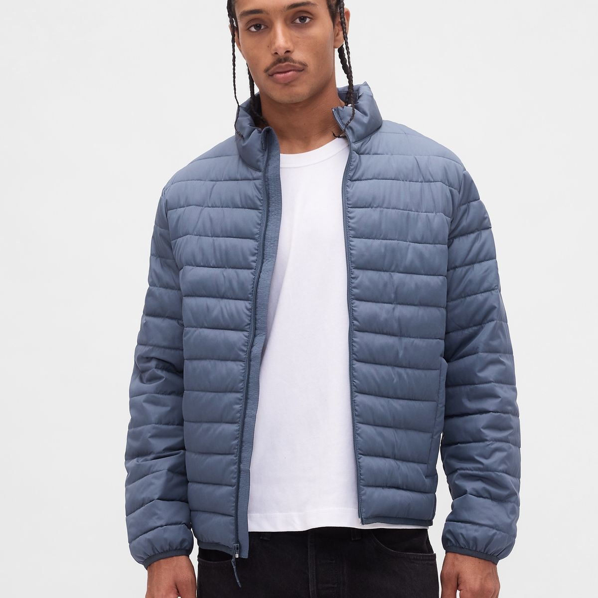 GAP - Chaqueta Hombre Puffer Azul Gap
