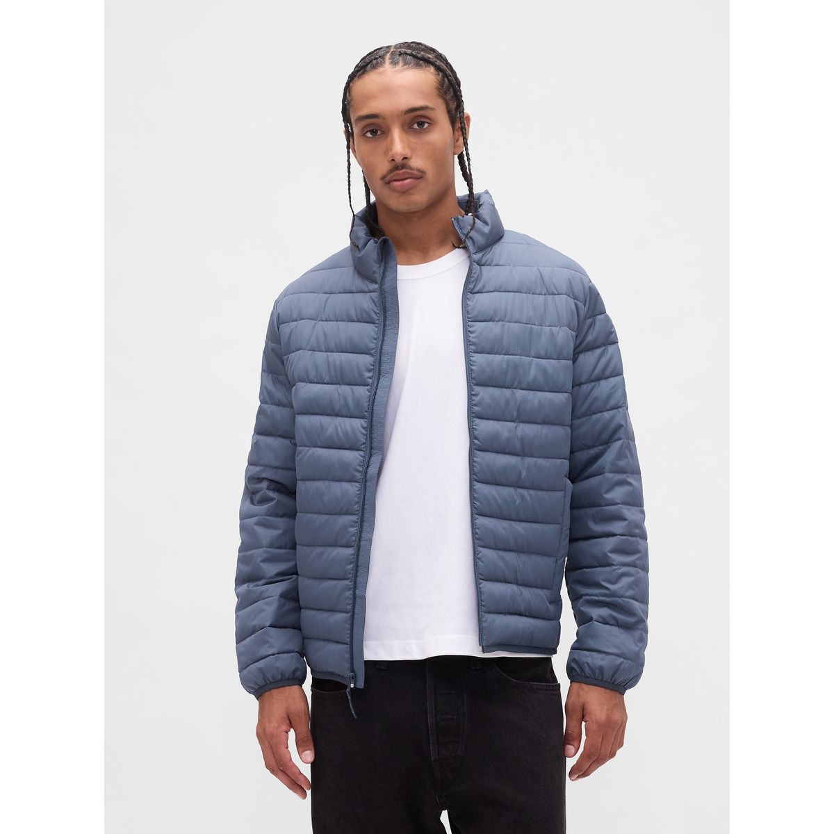 GAP - Chaqueta Hombre Puffer Azul Gap