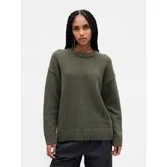 GAP - Sweater Mujer Crew Verde