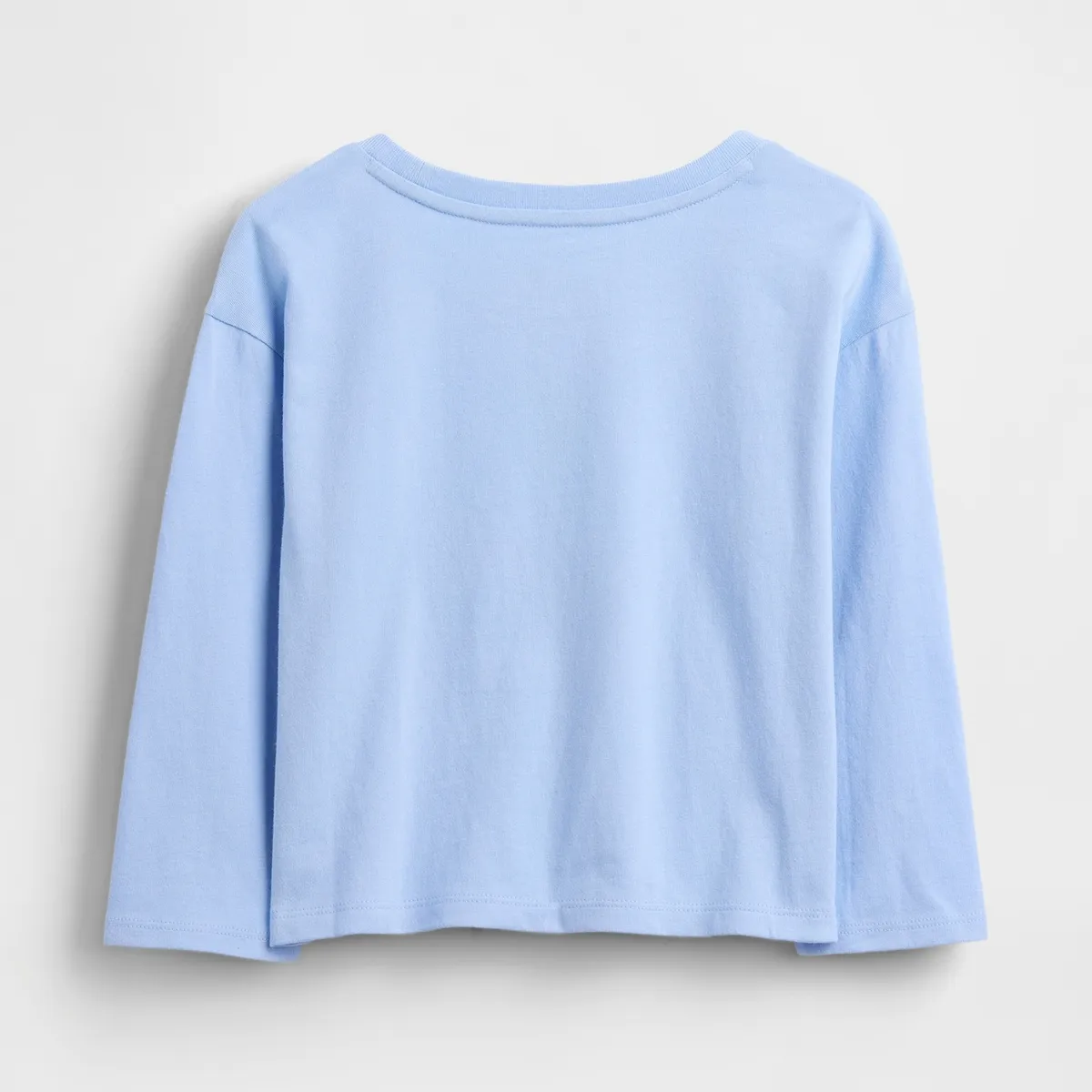 GAP - Polera Toddler Niña Manga Larga Azul Gap