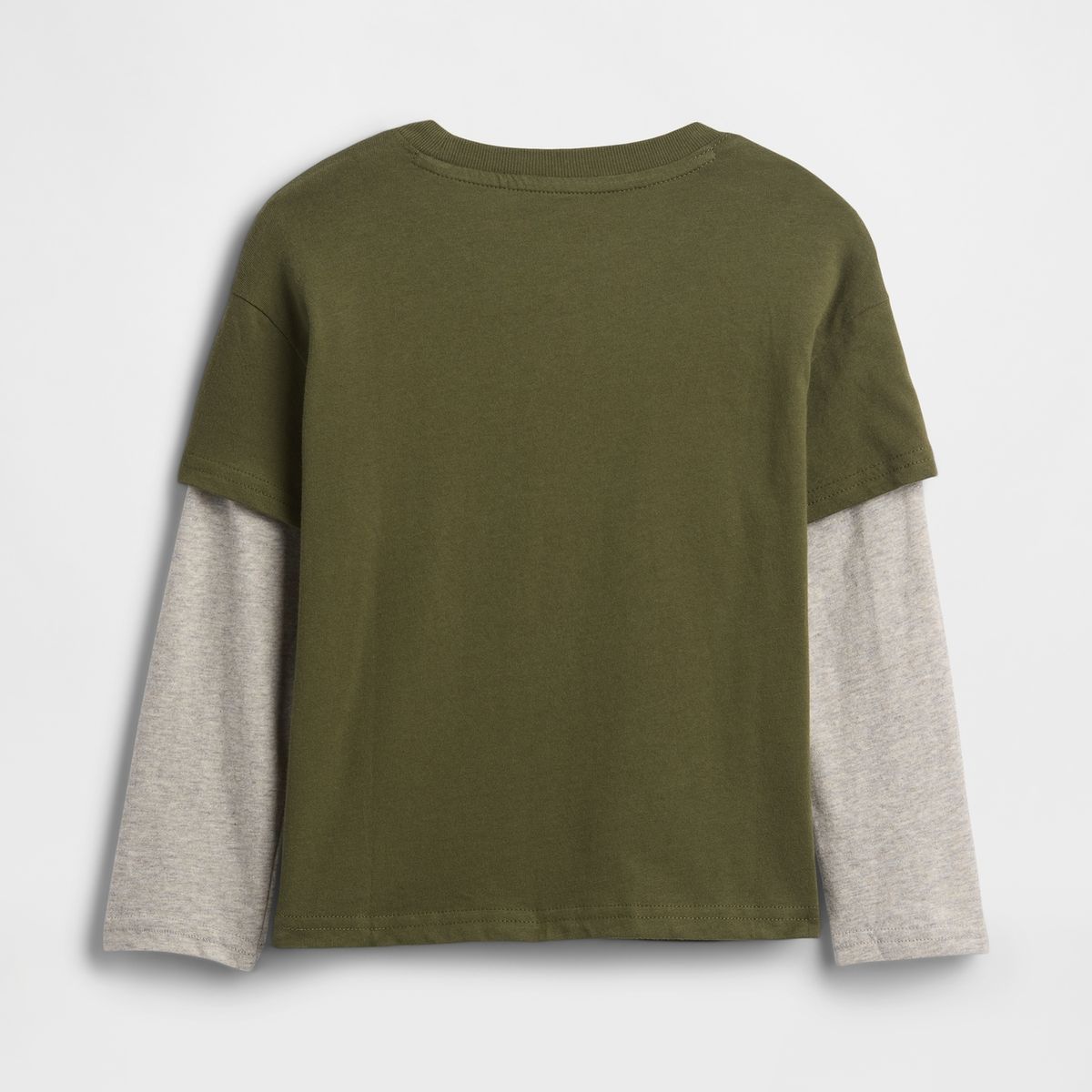 GAP - Polera Toddler Niño Gap Manga Larga Logo Verde