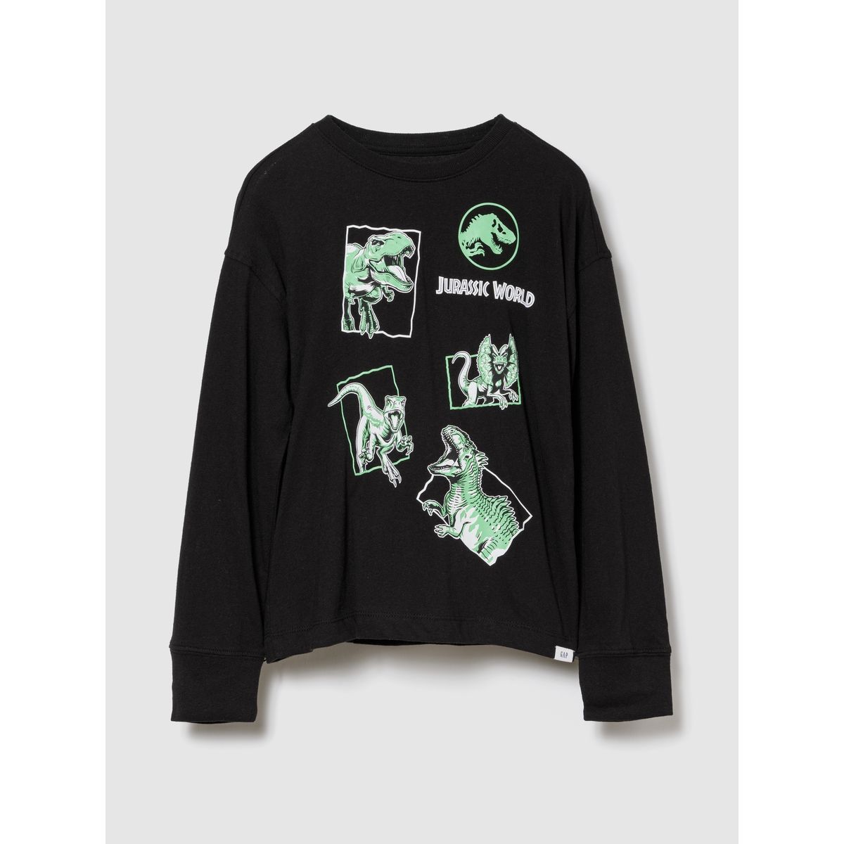 GAP - Polera Niño Gap Manga Larga Negro