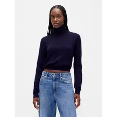 GAP - Sweater Mujer Merino Azul