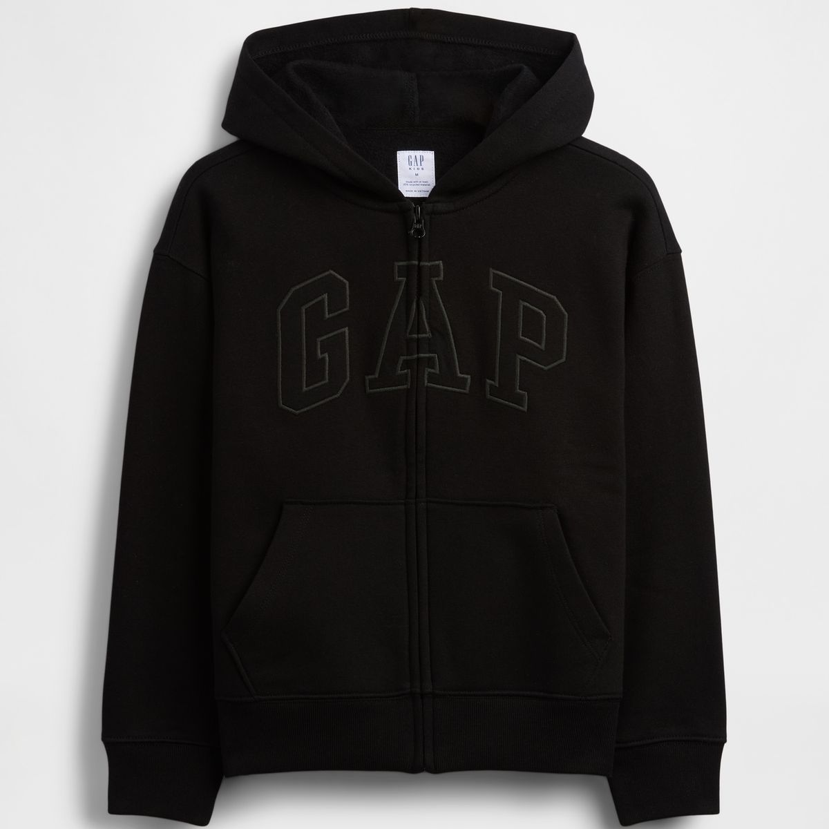 GAP - Polerón Niño Con Cierre Negro Gap