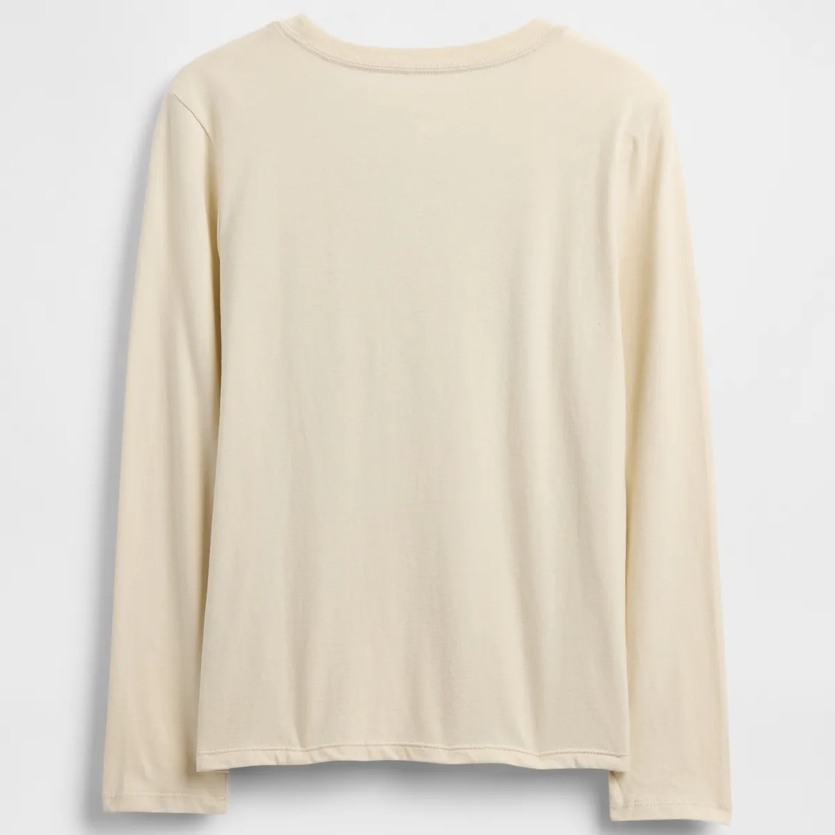 GAP - Polera Niño Gap Manga Larga Graficas Beige