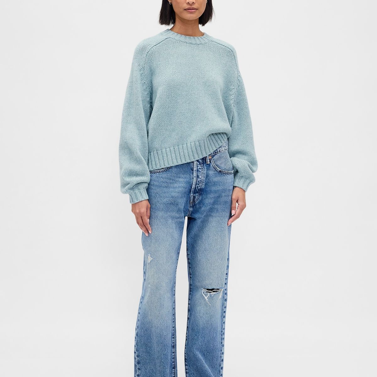 GAP - Sweater Mujer Azul Gap