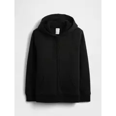 GAP - Polerón Niño Con Gorro Con Cierre Cozy Logo Negro