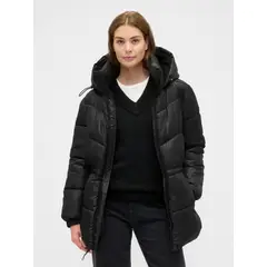 GAP - Chaqueta Mujer Puffer Negro