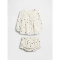 GAP - Vestido Bebe Niña Outfit Blanco
