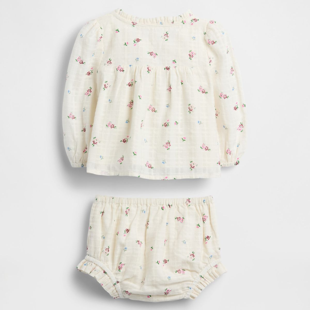 GAP - Vestido Bebe Niña Outfit Blanco Gap