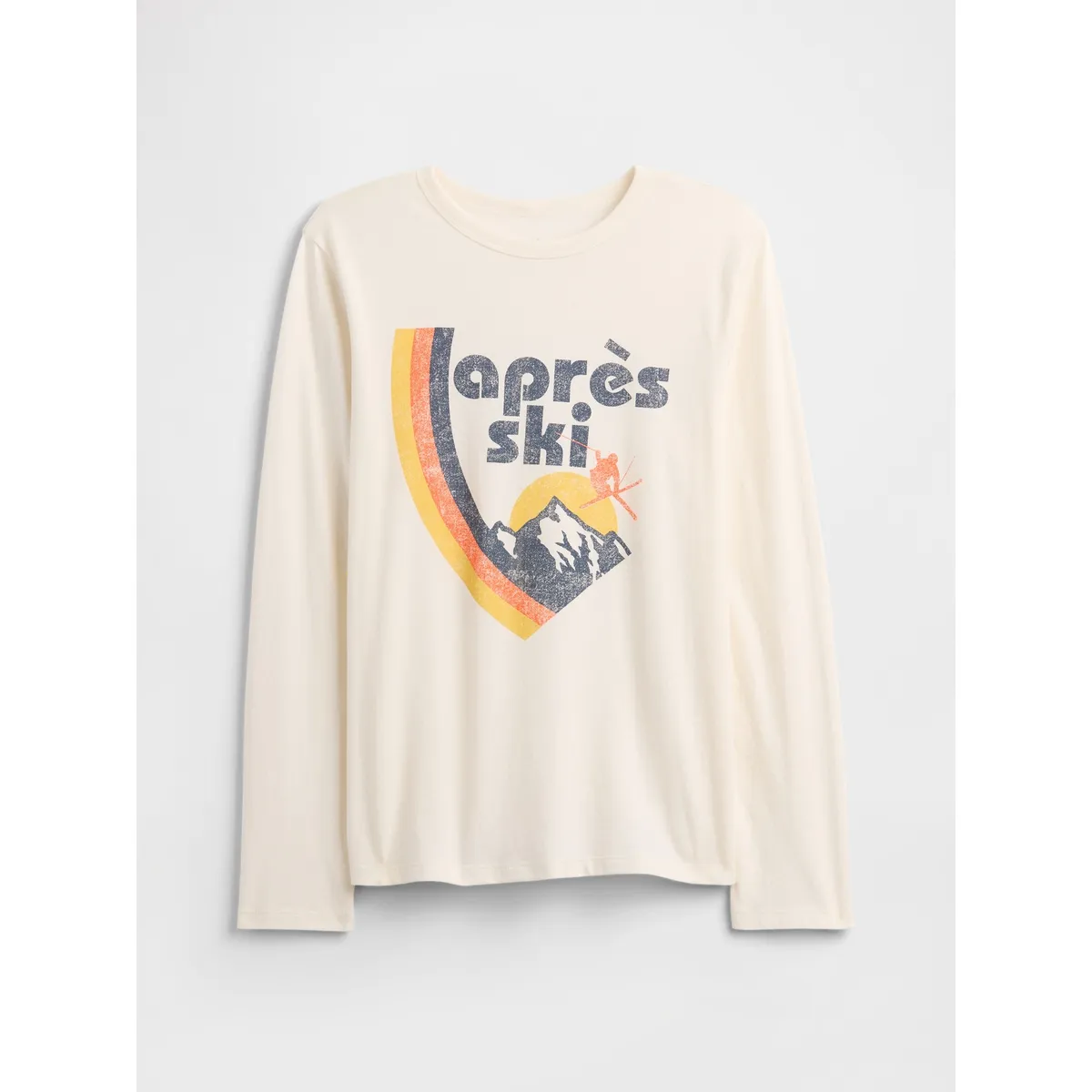 GAP - Polera Niño Manga Larga Beige Gap