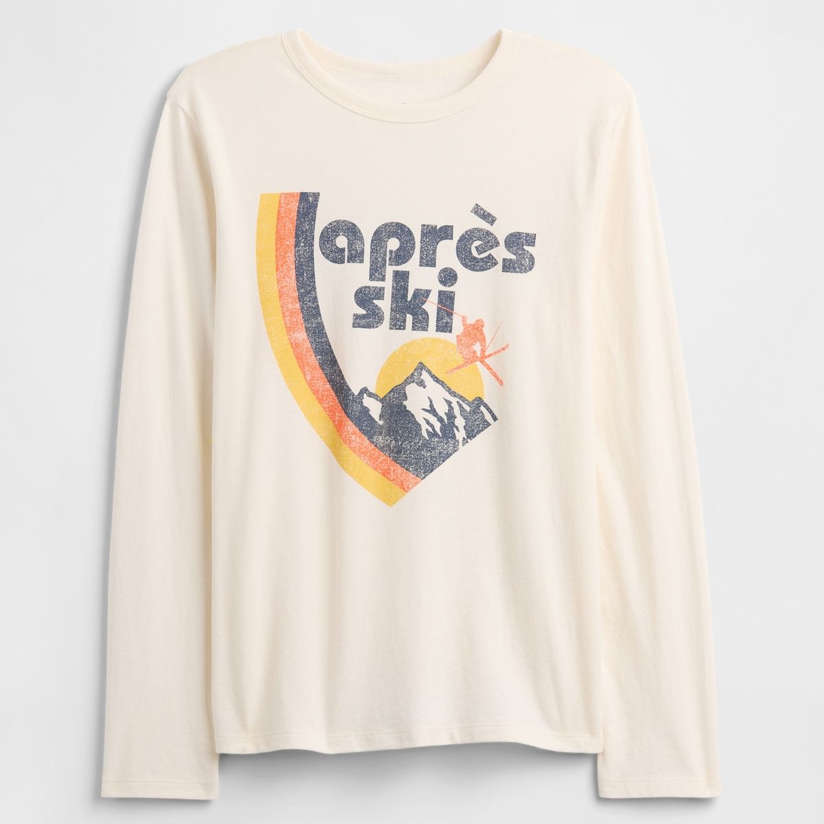 GAP - Polera Niño Manga Larga Beige Gap