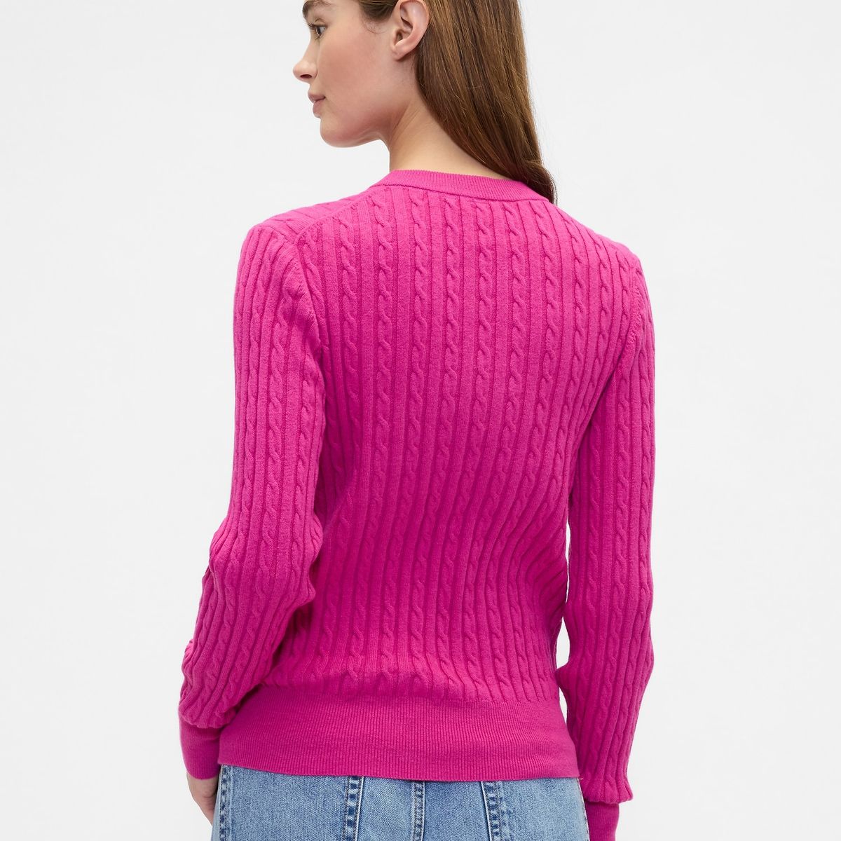 GAP - Sweater Mujer Gap Cashsoft Fucsia