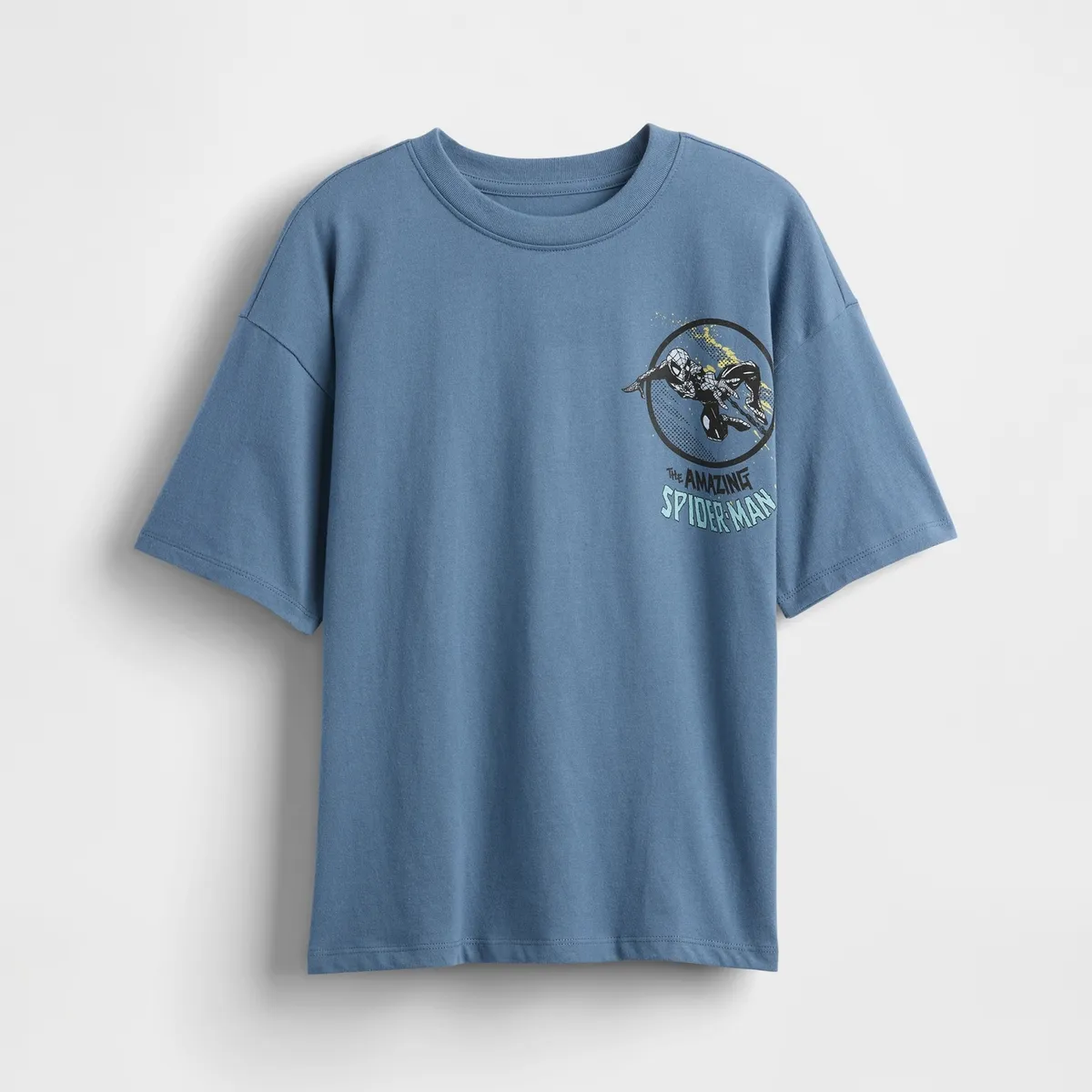 GAP - Polera Niño Gap Manga Corta Azul