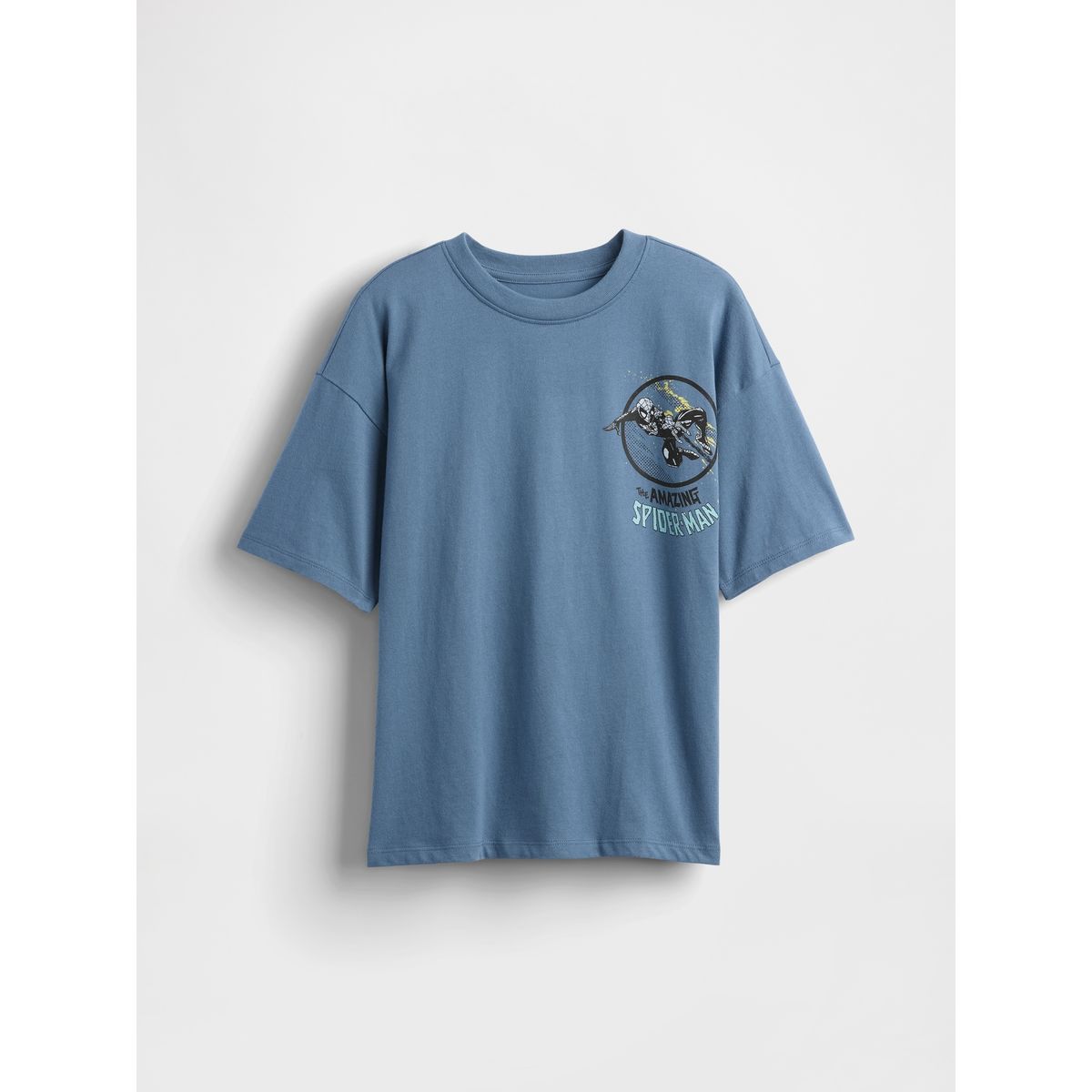 GAP - Polera Niño Gap Manga Corta Azul
